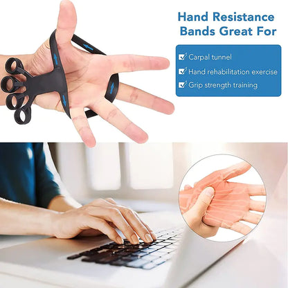 Silicone Hand Grip Device – Strengthen Your Hands & Fingers with Durable, Portable Training Tool