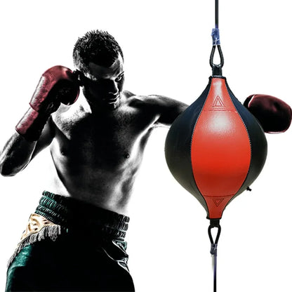 Double End Speed Boxing Bag – Durable PU Leather for Strength, Speed & Precision Training